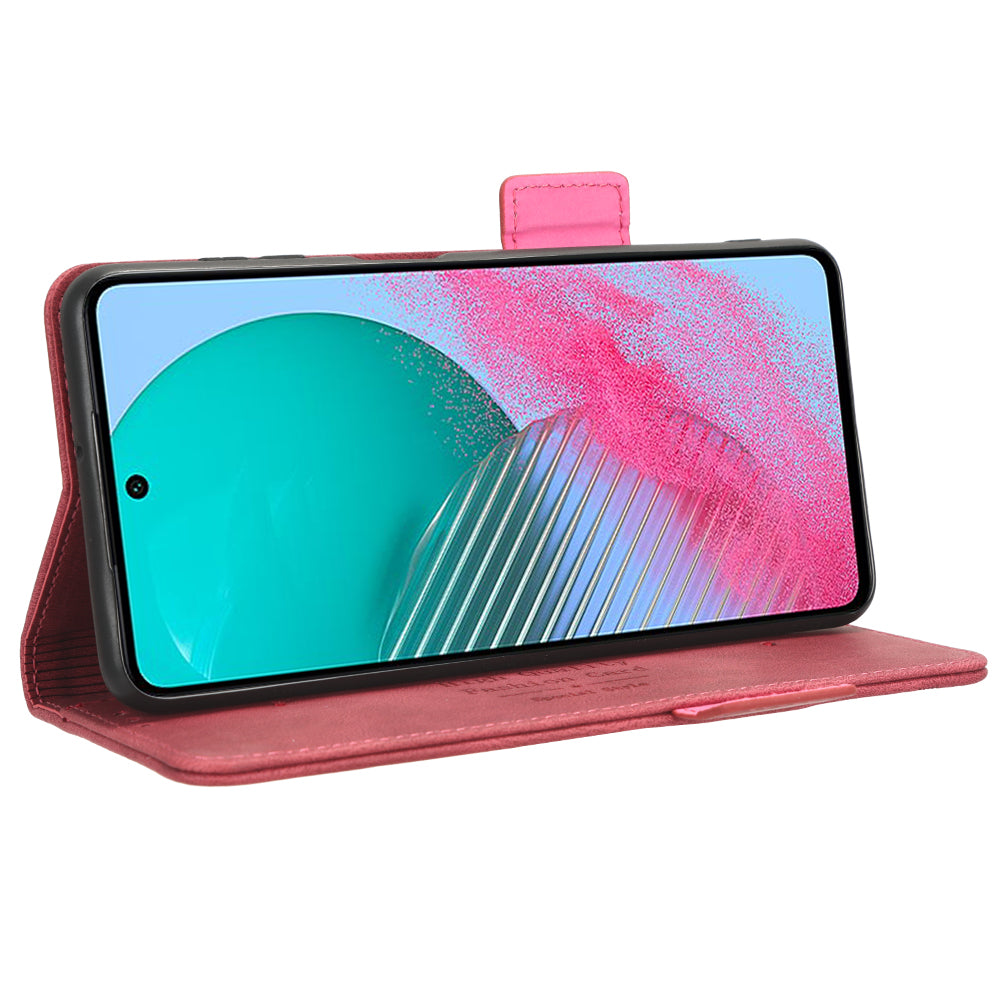 For Samsung Galaxy M54 5G / F54 5G Wallet Phone Case Hardware Decor PU Leather Cover with Stand For Samsung Galaxy M54 5G / F54 5G Wallet Phone Case Hardware Decor PU Leather Cover with Stand